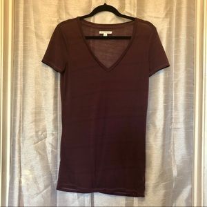 Sheer Maroon top